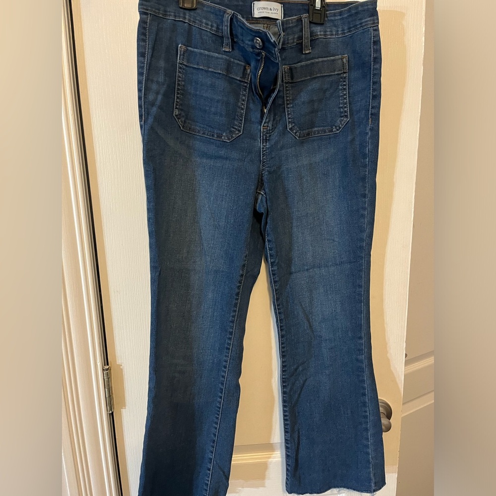 Crown & Ivy Kick Flare Jeans